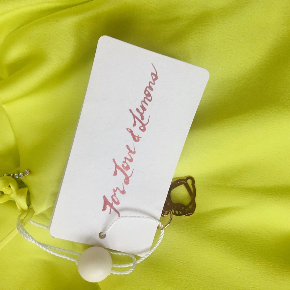SOLD FOR LOVE & LEMONS Meringue mini dress 🍋💚 - Picture 7 of 7